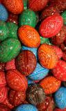 20 UKRAINIAN HAND PAINTED WOODEN EASTER EGGS,WHOLE SALE,20 ALL DIFFERENT wooden hand made,hand painted Ukrainian Pysanky easter eggs